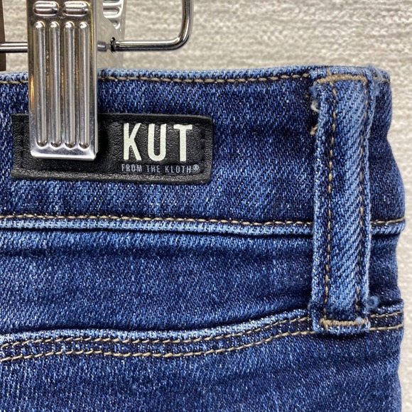 KUT From The Kloth Reese High Rise Fab Ab Ankle Straight Leg Jeans Women's Sz 10 - Picture 15 of 16